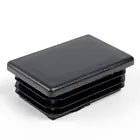 Rectangle Plastic Black Blanking End Cap Caps Tube Pipe Inserts Plug Bung Steel