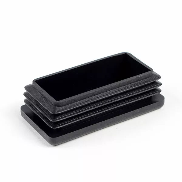 Rectangle Plastic Black Blanking End Cap Caps Tube Pipe Inserts Plug Bung Steel
