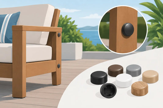 Choosing Bolt Caps for Outdoor Furniture
