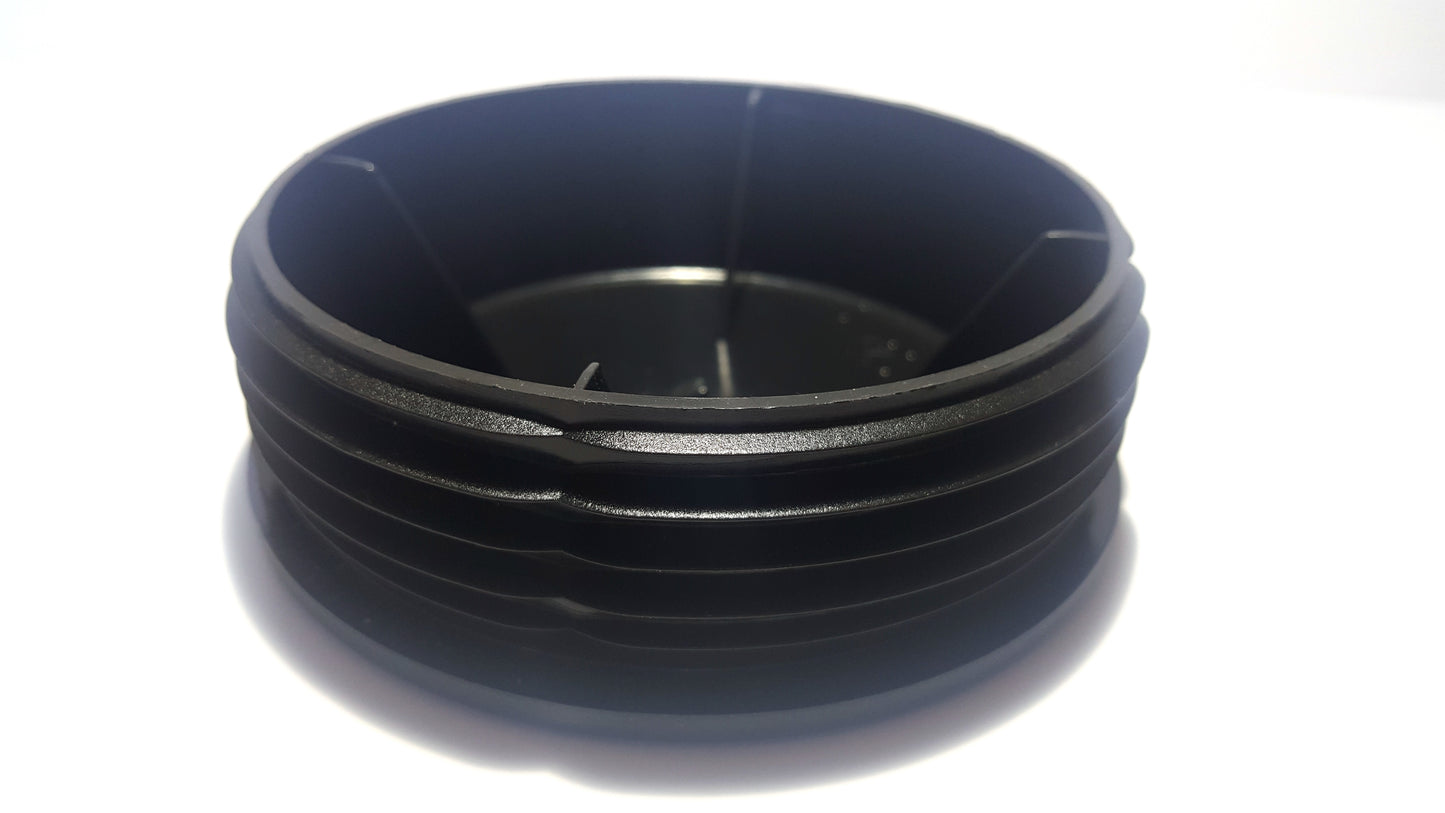 Round Plastic insert Black Blanking End Caps Tube Pipe Plug