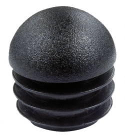 Domed-Round-Plastic-Black-Blanking-End-Cap-Caps-Tube-Pipe-Inserts-