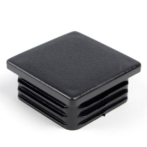 Square Plastic Black Blanking End Caps Tube Pipe Inserts Plug Bung