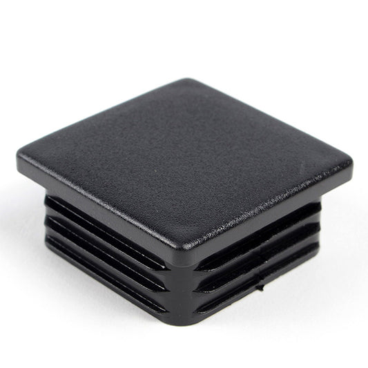 Square Plastic Black Blanking End Caps Tube Pipe Inserts Plug Bung