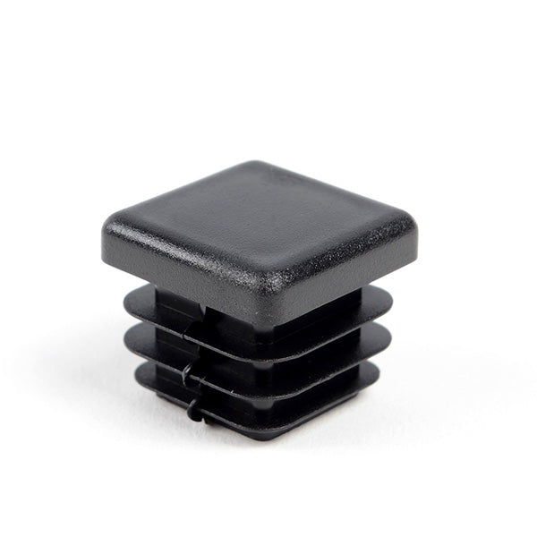 Square Plastic Black Blanking End Caps Tube Pipe Inserts Plug Bung