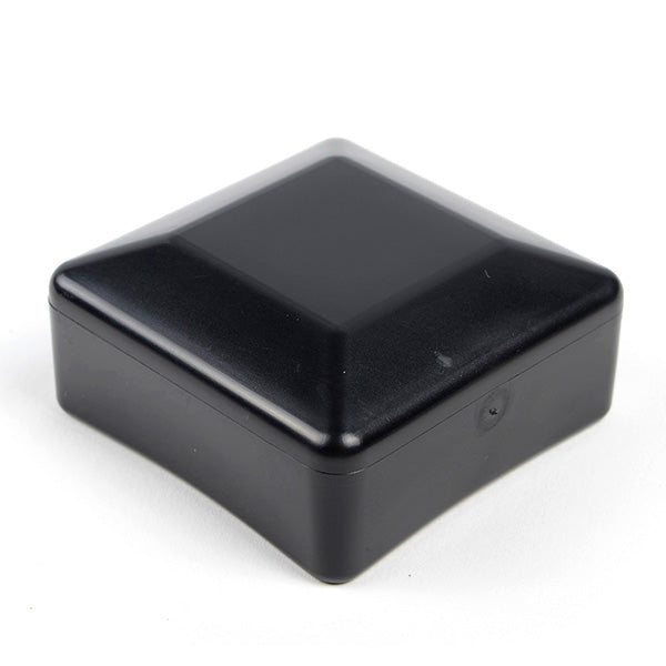 Square Plastic Black Blanking End Caps Tube Pipe exsternal Plug Bung