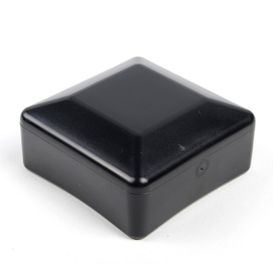 Square Plastic Black Blanking End Caps Tube Pipe exsternal Plug Bung